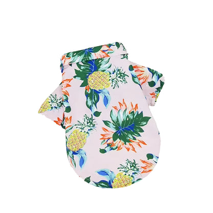 XL-5XL Hawaii Style Cute Summer T-Shirts Comfortable Printed Pet Shirt for Medium Large Dog Puppy Pet Clothes Pet Products