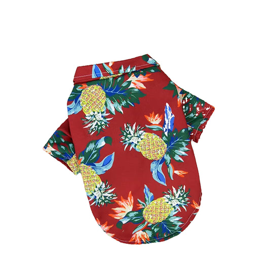 XL-5XL Hawaii Style Cute Summer T-Shirts Comfortable Printed Pet Shirt for Medium Large Dog Puppy Pet Clothes Pet Products