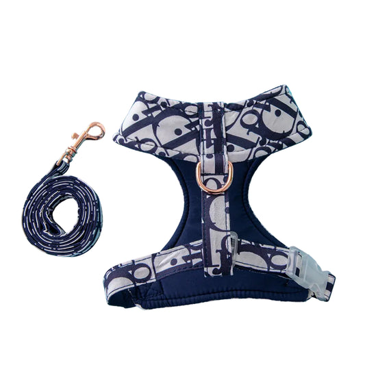 Dior Doge Harness & Leash Set